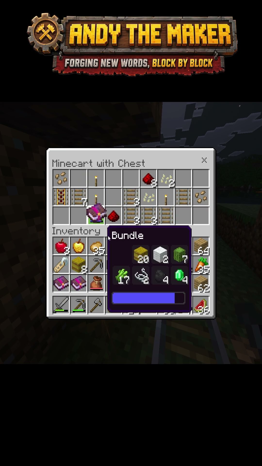 Thumbnail for A Creeper Cornered Me... Then I Found a Notch Apple #minecraft #anotherbrickinthewall #gaming