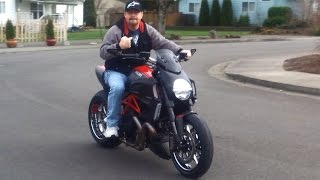 Koggs on Ducati Diavel with Werkes Exhaust and Fender Eliminator - Wheel Decals