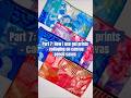 Part 7: How I use gel prints- collaging on canvas pencil cases #gelprinting #gelpress