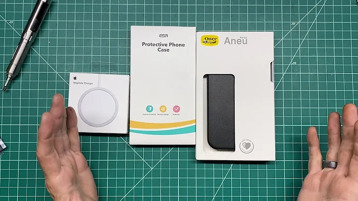 iPhone 12 Pro OtterBox Aneu and ESR Soft Leather Case