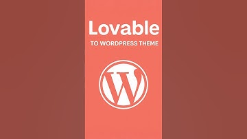 Lovable to Wordpress 🔥🔥🔥