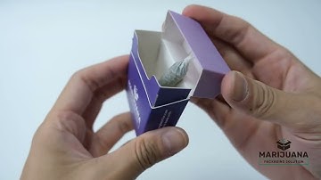 Custom Printed Cannabis Cigarette Box