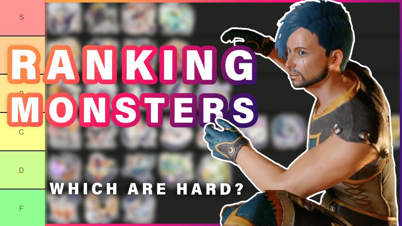 RANKING all Monsters in a Tier List of Difficulty Monster Hunter Rise ...