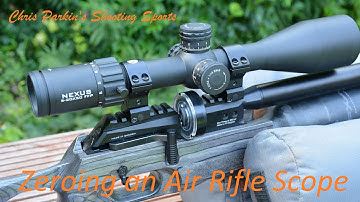 How to Zero an Air Rifle Scope