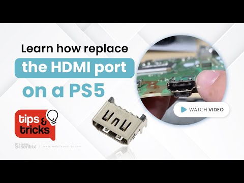 Sony Playstation 5 PS5 HDMI Replacement (Tips and Tricks #56) 