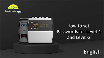 CRC-2072 : Cold Room Panel - How to set password