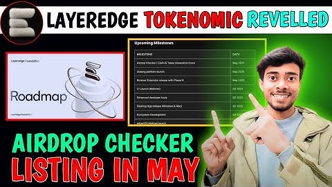 Layeredge TGE update | Layeredge Airdrop Checker | Layeredge Tokenomics Full Details
