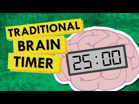 Traditional Brain Timer (25 Minutes Focused / 5 Minutes Break) - Traditional Brain Timer (25 Minutes Focused / 5 Minutes Break)