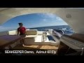 See the seakeeper gyro stabilizer in action on the azimut 60 flybridge