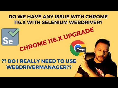 Do we have any issue with Chrome 116 with Selenium?