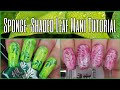 Leaf Mani Tutorial with Sponge Shading &amp; Optional Double Stamping - Beginner-Friendly