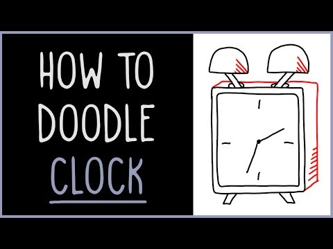 Learn How to Doodle a Clock (drawing tips)