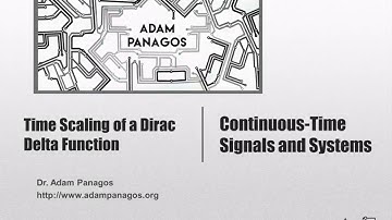Time-Scaling a Dirac Delta Function