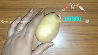 Potato facial..This mini potato facial gives you spotless skin and bleach your skin naturally..