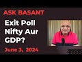 Exit Poll Nifty Aur GDP?