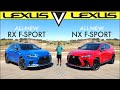 SIBLING SHOWDOWN! -- 2023 Lexus RX 350 vs. 2024 Lexus NX 350: Comparison