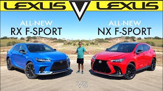 SIBLING SHOWDOWN!  2023 Lexus RX 350 vs. 2024 Lexus NX 350: Comparison