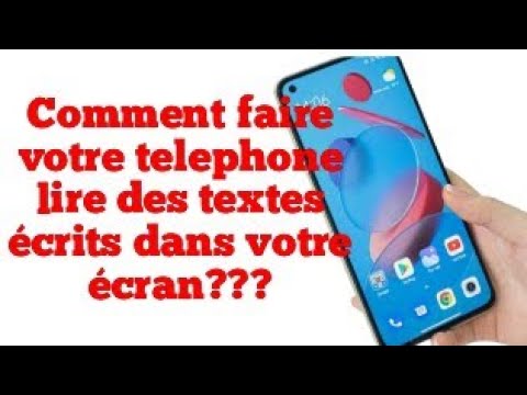 Vidéo: Comment Lire Du Texte Sur Les Téléphones