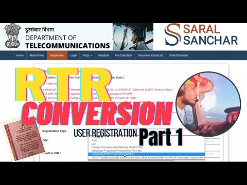 Foreign RTR Conversion in India | Part.1 | Registration on Saral Sanchar | Fly With Sky