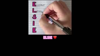 Meaning of the name ELSIE #meaning #name #elsie