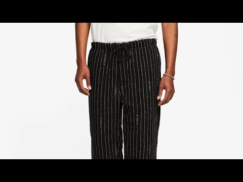 Nike × Stussy Striped Wool Pants review - YouTube