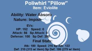 Poliwhirl "Pillow" Moveset