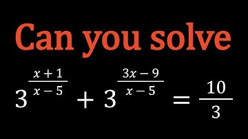 A Homemade Exponential Equation