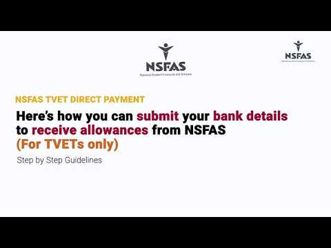 NSFAS TVET Direct Payment