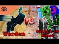 Warden vs  strong and op 119 bosses minecraft mob battle