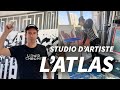 Brunograffer temmne visiter le studio de lartiste graffeur latlas 