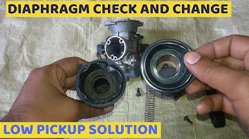 How to check and change a carburetor diaphragm of any motorcycle (pulsar 150)
