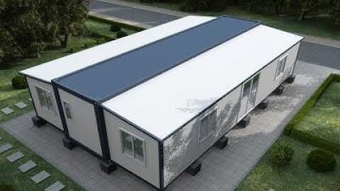 40ft foldable expandable container home with two bedrooms