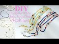 【DIY】How to make Bead Eyeglass Holder*bead long chain necklace *tutorial*ビーズのメガネチェーンの作り方*串珠眼镜链制作教程