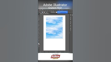 Adobe illustrator Gradient mesh tool tips and tricks #short