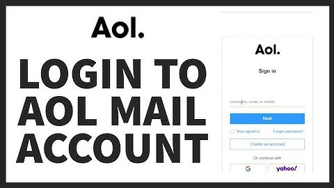 How to Login AOL Mail Account | AOL Mail Login | Sign In AOL Mail 2022  | AOL Mail Account Sign In