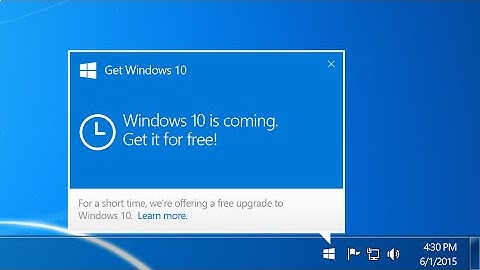 How to remove the Windows 10 Upgrade Notifications