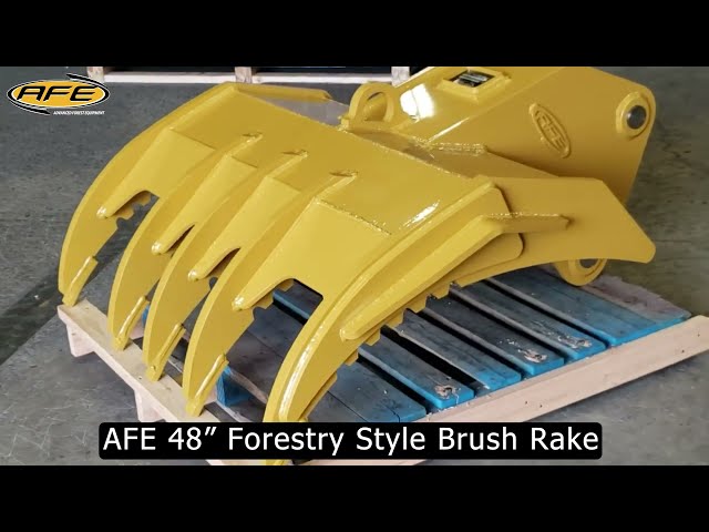 AFE 48 Forestry Style Brush Rake class=