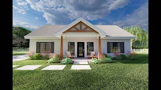Open Layout Country Design | 2 Beds & 2 Baths | Plan 2699-00033