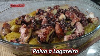 POLVO A LAGAREIRO fácil receita em português