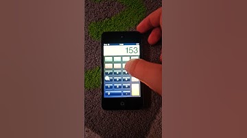 iPod touch 4 Notification center and calculator