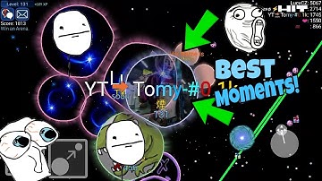 NEBULOUS - BEST MOMENTS | ICE-TRICKSPLIT, POPSPLIT AND INSANE BAITS | BEST REVENGE | AGAR.IO