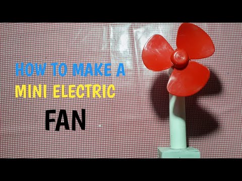 How To Make A Mini Electric FAN | Diy Project | CRS |