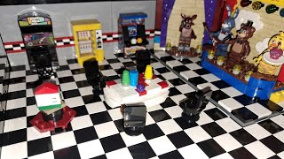 LEGO COMPATIBLE FNAF RESTAURANT SETS +MOC Review/Vlog #lego #fnaf #vlog