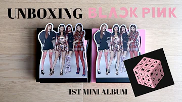 [UNBOXING] BLACKPINK (블랙핑크) 1st Mini Album 'SQUARE UP' (Black & Pink Version)