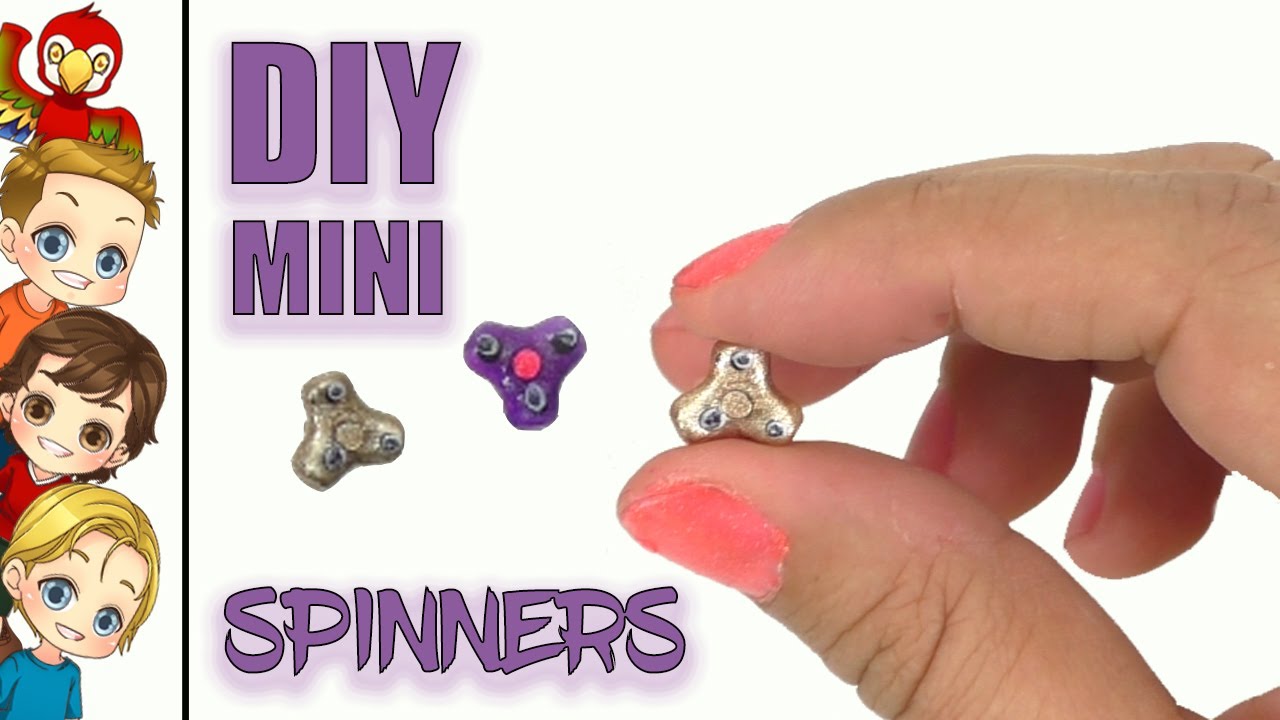 DIY World's Smallest FIDGET SPINNER, Mini Fidget Spinner, DIY Fidget  Spinner Nails