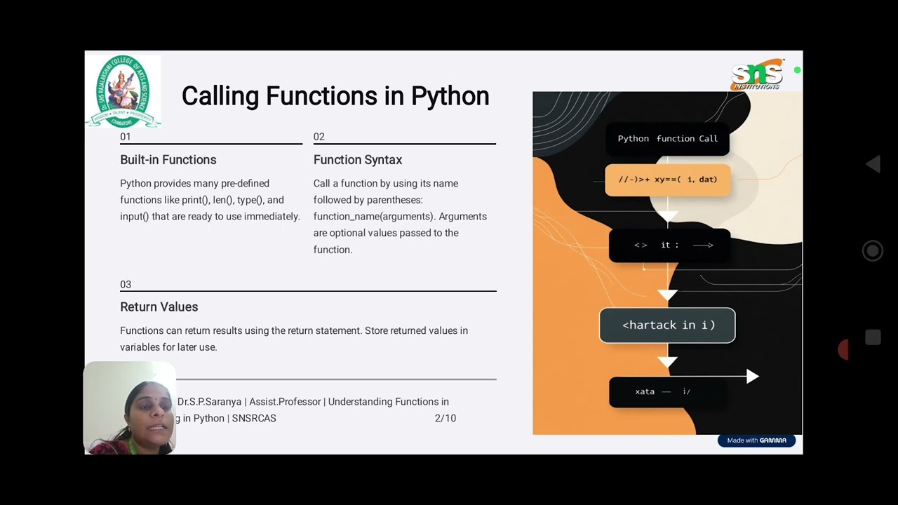 Sns Library Python Functions in python|Python|SNS INSTITUTIONS - YouTube