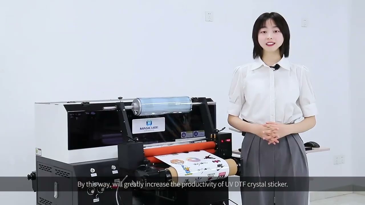 SinoColor A3 UV Flatbed Printer for Bottle & UV DTF Roll to Roll Printing