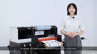 SinoColor A3 UV Flatbed Printer for Bottle & UV DTF Roll to Roll Printing