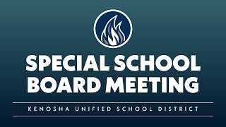 Special School Board Meeting, Agenda Review - May 14, 2026