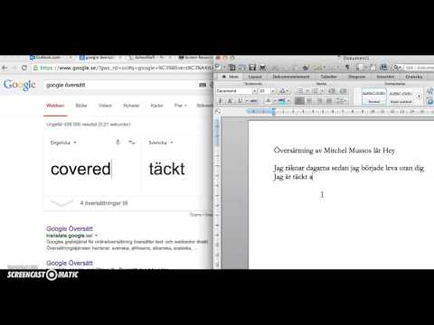 Video: Hur Man översätter Text Från Engelska